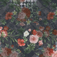 SG590500R Цветы декорированный обрезной 119,5*238,5 керамогранит KERAMA MARAZZI