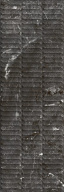 KM3090B0170R Тубкаль чёрный глянцевый структура обрезной 30x89,5x1,05 керамическая плитка KERAMA MARAZZI