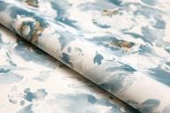 KM8717 Обои виниловые на флизелиновой основе Легато мотив, голубой KЕРАМА МАРАЦЦИ KERAMA MARAZZI