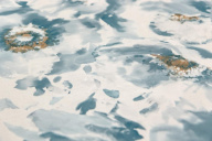 KM8717 Обои виниловые на флизелиновой основе Легато мотив, голубой KЕРАМА МАРАЦЦИ KERAMA MARAZZI