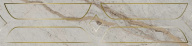 KMB3STA001BR Ифран серый светлый глянцевый обрезной 60x14,5x0,9 бордюр KERAMA MARAZZI