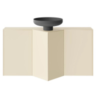 KMCACb45MBt0 Тумба-модуль Caravan/Караван хранение без боковин, подвесная 45, push/пуш, сливочная матовая KERAMA MARAZZI