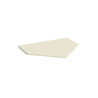 KMCATp50MBt0 Столешница без выреза для тумбы-модуля Caravan/Караван 50, сливочная матовая KERAMA MARAZZI