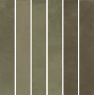 KMD2MSM003BN Фес мозаичный зелёный глянцевый 15x15x0,77 декор KERAMA MARAZZI