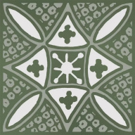KMD3STA019GN Бахия 2 зелёный глянцевый 9,8x9,8x0,7 декор KERAMA MARAZZI