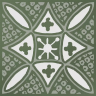 KMD3STA019GN Бахия 2 зелёный глянцевый 9,8x9,8x0,7 декор KERAMA MARAZZI