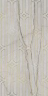 KMD3STA029BR Ифран серый светлый глянцевый обрезной 60x119,5x0,9 декор KERAMA MARAZZI