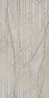 KMD3STA029BR Ифран серый светлый глянцевый обрезной 60x119,5x0,9 декор KERAMA MARAZZI