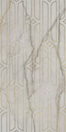 KMD3STA029BR Ифран серый светлый глянцевый обрезной 60x119,5x0,9 декор KERAMA MARAZZI