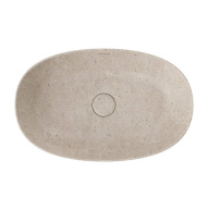 Раковина Плаза 60 см накладная с донным клапаном, риккарди бежевый KERAMA MARAZZI Раковина Плаза 60 см накладная с донным клапаном, риккарди бежевый KERAMA MARAZZI
