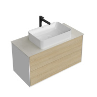 KMPMCb100MVc2 Тумба Plaza Modern/Плаза Модерн подвесная 100, push, 2 ящика, дуб виченца KERAMA MARAZZI