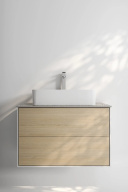 KMPMCb100MVc2 Тумба Plaza Modern/Плаза Модерн подвесная 100, push, 2 ящика, дуб виченца KERAMA MARAZZI