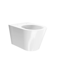 KMPMWc53GWh2 Унитаз Plaza Modern/Плаза Модерн подвесной безободковый, с крепежом, белый глянцевый KERAMA MARAZZI