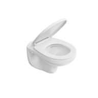 KPRO.wc.02 Унитаз KPRO подвесной безободковый с сиденьем, белый глянцевый KERAMA MARAZZI