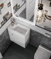 LA.wb.50 Раковина Lato/Лато встраиваемая сверху 50, белая глянцевая KERAMA MARAZZI LA.wb.50 Раковина Lato/Лато встраиваемая сверху 50, белая глянцевая KERAMA MARAZZI