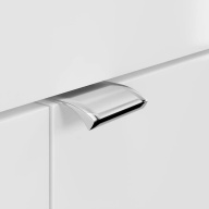 LAT.50.1/WHT Тумба Lato/Лато подвесная 50 с дверцей, белый глянцевый KERAMA MARAZZI