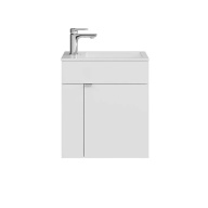 LAT.50.1/WHT Тумба Lato/Лато подвесная 50 с дверцей, белый глянцевый KERAMA MARAZZI