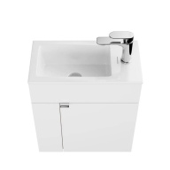 LAT.50.1/WHT Тумба Lato/Лато подвесная 50 с дверцей, белый глянцевый KERAMA MARAZZI
