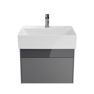 LO.60.2/ST Тумба LOGICA подвесная 2 ящика 60 см, стальной серый KERAMA MARAZZI