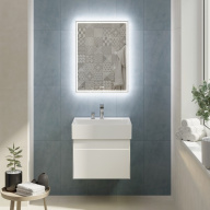 LO.60.2/WHT Тумба LOGICA подвесная 2 ящика 60 см, белоснежный KERAMA MARAZZI