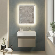 LO.70.2/SAN Тумба LOGICA подвесная 2 ящика 70 см, песчаный KERAMA MARAZZI