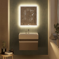 LO.70.2/SAN Тумба LOGICA подвесная 2 ящика 70 см, песчаный KERAMA MARAZZI