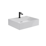 LO.wb.60.1 Раковина LOGICA мебельная с одним отверстием 60, белая глянцевая KERAMA MARAZZI