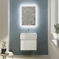 LOG.60.2/WHT Тумба LOGICA подвесная 2 ящика 60 см, белоснежный KERAMA MARAZZI