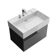 LOG.70.2/ST Тумба LOGICA подвесная 2 ящика 70 см, стальной серый KERAMA MARAZZI
