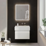 LOG.70.2/WHT Тумба LOGICA подвесная 2 ящика 70 см, белоснежный KERAMA MARAZZI