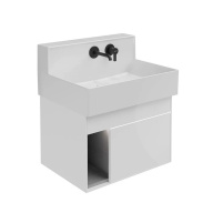 Тумба LOGICA M подвесная 2 выдвижных ящика 65, белоснежный KERAMA MARAZZI