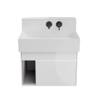 Тумба LOGICA M подвесная 2 выдвижных ящика 65, белоснежный KERAMA MARAZZI