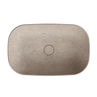 MA.wb.65/STB Раковина MAGICA накладная 65 с донным клапаном, бежевый камень KERAMA MARAZZI