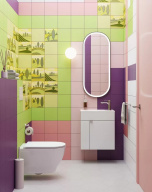 MO.wc.02 Унитаз Modula подвесной безободковый с крепежом, белый глянцевый KERAMA MARAZZI