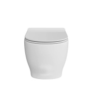 MO.wc.02 Унитаз Modula подвесной безободковый с крепежом, белый глянцевый KERAMA MARAZZI
