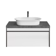 MOD.100.1+1/AR Тумба MODULA подвесная 100 с ящиком 1+1, арабика KERAMA MARAZZI
