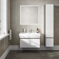 MOD.165/AR Пенал MODULA подвесной 165 с дверцей и ящиком, арабика KERAMA MARAZZI