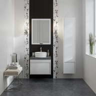 MOD.60.1+1/WHT Тумба MODULA подвесная 60 с ящиком 1+1, белая глянцевая KERAMA MARAZZI