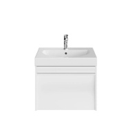 MOD.60.1+1/WHT Тумба MODULA подвесная 60 с ящиком 1+1, белая глянцевая KERAMA MARAZZI