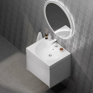 MOD.60.1+1/WHT Тумба MODULA подвесная 60 с ящиком 1+1, белая глянцевая KERAMA MARAZZI