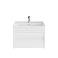 MOD.70.1+1/WHT Тумба MODULA подвесная 70 с ящиком 1+1, белая глянцевая KERAMA MARAZZI