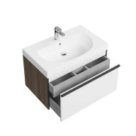 MOD.80.1+1/AR Тумба MODULA подвесная 80 с ящиком 1+1, арабика KERAMA MARAZZI