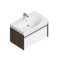 MOD.80.1+1/AR Тумба MODULA подвесная 80 с ящиком 1+1, арабика KERAMA MARAZZI