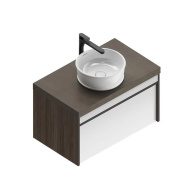 MOD.80.1+1/AR Тумба MODULA подвесная 80 с ящиком 1+1, арабика KERAMA MARAZZI