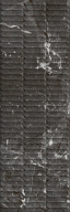 KM3090B0170R Тубкаль чёрный глянцевый структура обрезной 30x89,5x1,05 керамическая плитка KERAMA MARAZZI