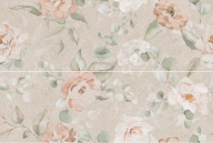 AZ/B051/2x/14059R Панно Риккарди 2 бежевый матовый обрезной 80x120x1 KERAMA MARAZZI