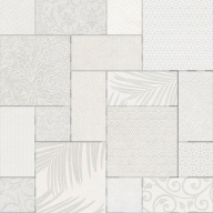 HGD/A572/17x/11037R Панно Тассо белый матовый обрезной 60x60x0,9 KERAMA MARAZZI