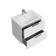 PI.F.65/WHT Тумба Piano Forte/Пиано Форте подвесная 65 см, 2 ящика, белый глянцевый KERAMA MARAZZI