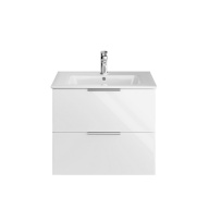 PI.F.65/WHT Тумба Piano Forte/Пиано Форте подвесная 65 см, 2 ящика, белый глянцевый KERAMA MARAZZI