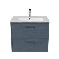 PIA.CL.65/BLU.M Тумба PIANO Classic подвесная 65 см, 2 ящика, ясень синий матовый KERAMA MARAZZI